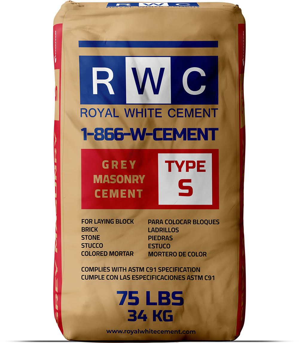Royal White Cement - Grey Masonry Cement Type S